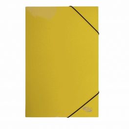 CARPETA OFICIO CARTON CON ELASTICO AMARILLO (006) ADIX