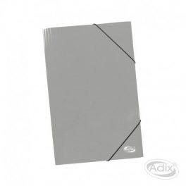 CARPETA OFICIO CARTON CON ELASTICO GRIS (012) ADIX