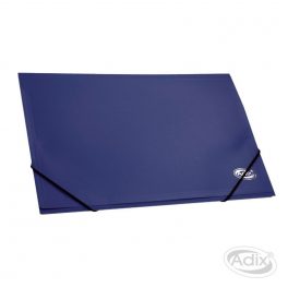 CARPETA OFICIO PLASTICA CON ELASTICO AZUL (001) ADIX