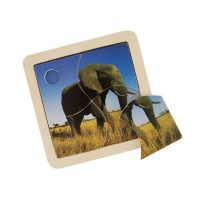 Puzzle Imagen Elefante Madera