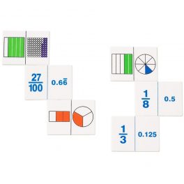 DOMINO FRACCIONES DECIMALES 30 UN. REF 42365