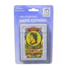 NAIPE ESPANOL PLASTICO BLISTER CAJA ACRIL.(12-72)