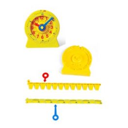 RELOJ EDUCATIVO CON RECTAS NUM&Eacute;RICAS