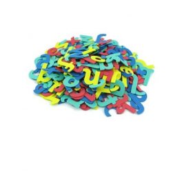 SET DE LETRAS GOMA EVA 300PCS. GB-L300 ( 100 )