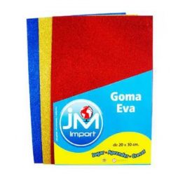 GOMA EVA OFICIO GLITTER BRILLO 3 COL. EF008(200)