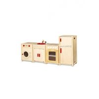 SET 4 MUEBLES DE COCINA MADERA