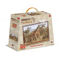 PUZZLE 100 PIEZAS ANIMALES DE AFRICA - JIRAFA
