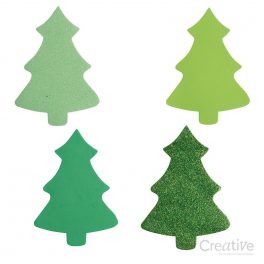 ARBOL NAVIDENO GOMA EVA GLITTER ADHESIVO (109) CREATIVE