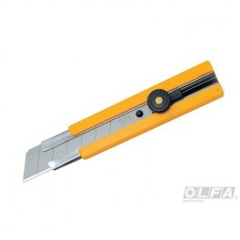 CUCHILLO EXTRA FUERTE DE 25MM CON INCRUSTACION DE CAUCHO