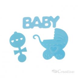 CONFETI BABY SHOWER CELESTE 21G 3U (015) CREATIVE