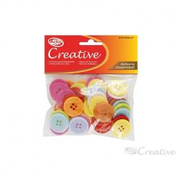 BOTON PLASTICO SURTIDO 55U (007) CREATIVE