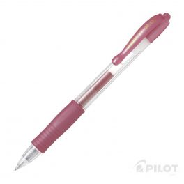 LAPIZ GEL G-2 0.7 ROSADO METALICO PILOT