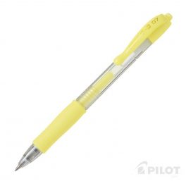 LAPIZ GEL G-2 0.7 AMARILLO PASTEL PILOT