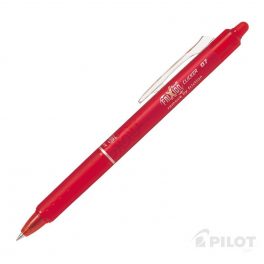 LAPIZ GEL FRIXION CLICKER 0.7 ROJO PILOT