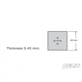 RASPADOR DE 45MM. FLEXIBLE MULTIBORDES BLISTER
