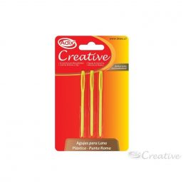 AGUJA PLASTICA LANA 3U BLISTER (002) CREATIVE