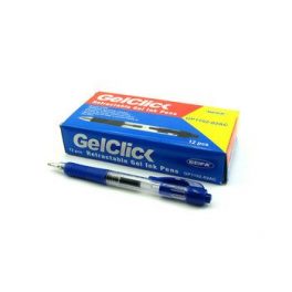 BOLIGRAFO GEL CLIC AZUL 110202 ( 12-144 )