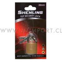CANDADO 20 MM. CON 2 LLAVES BT-220 (12)