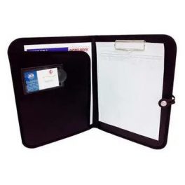 CARPETA C/APRETADOR NEGRA KB-624 (12-48)