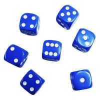 DADOS 19MM. TFB-19 MR AZUL SET DE 50 UNIDADES. (50-2000)