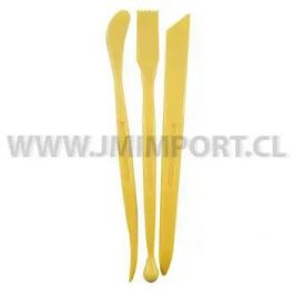 SET DE 3 ESTECAS PLASTICAS MOD. PN-1011 ( )