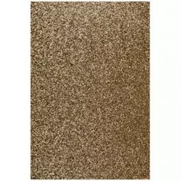GOMA EVA GLITTER PLIEGO 10 U. H014 CAFE 45X60CM(10