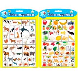 FICHAS MAGNETICAS ANIMALES Y ALIMENTOS 99UN.(15)