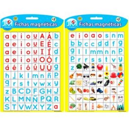FICHAS MAGNETICAS ABECEDARIO C/IMAGENES 160UN.(15)