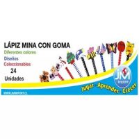 LAPIZ MINA C/GOMA DIF.MOTIVOS AHA6002 (24-240)