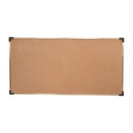 PIZARRA CORCHO 90x120 CM. BORDE ALUMINIO