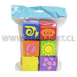 SET DE 6 TIMBRES CUBOS C/DISENOS DI10287 (125)