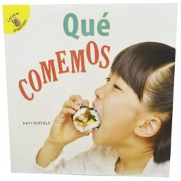 LIBRO LECTURA INFANTIL QUE COMEMOS