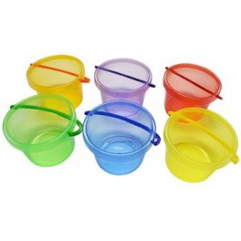 SET DE BALDES TRANSLUCIDOS 6 PZAS COLORES W306C