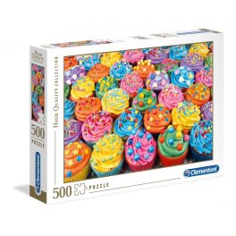 Puzzle 500 Pcs Cupcakes - Clementoni