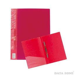 CARPETA A4 C/CLIP GUSANO Y BOLSILLO ROJO