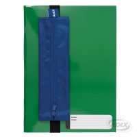 ESTUCHE C/ELASTICO PARA CUADERNO AZUL (157) ADIX