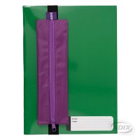 ESTUCHE C/ELASTICO PARA CUADERNO MORADO (158) ADIX