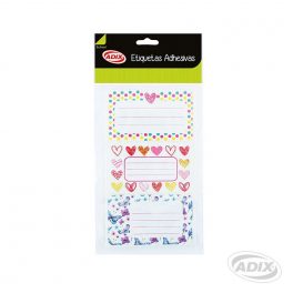 ETIQUETA ESCOLAR NINA 12U (034) ADIX