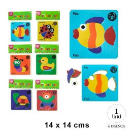 SET PUZZLES ANIMALES EVA