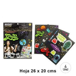 SET STICKERS PERSONALIZADOS ALIEN