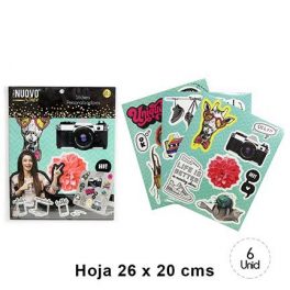 SET STICKERS PERSONALIZADOS RETRO