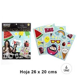 SET STICKERS PERSONALIZADOS ICE CREAM