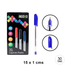 LAPIZ PASTA 095 AZUL 50 UN.