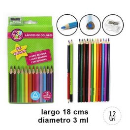 SET LAPIZ COLOR TRIANGULAR PLUS