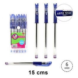 SET LAPIZ GEL AZUL