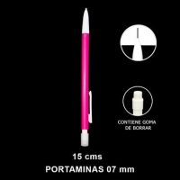 PORTAMINAS 0,7MM FUXIA X100