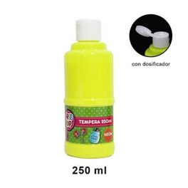 TEMPERA NEON AMARILLA 250ML