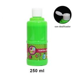 TEMPERA NEON VERDE 250ML