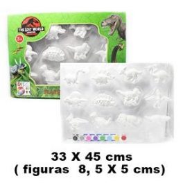 SET DINO PARA PINTAR