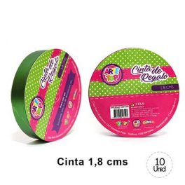 CINTA REGALO 1,8 CM CROME VERDE